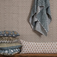 Iris Cannon Block Print Pillow