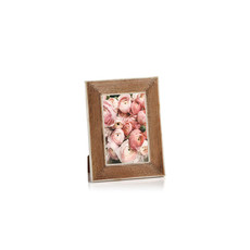 Slate Wood Frame with White Bone