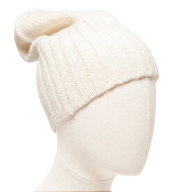 Alpaca Hand Knit Flat Hat