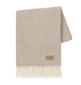 Basketweave Cashmere Throw