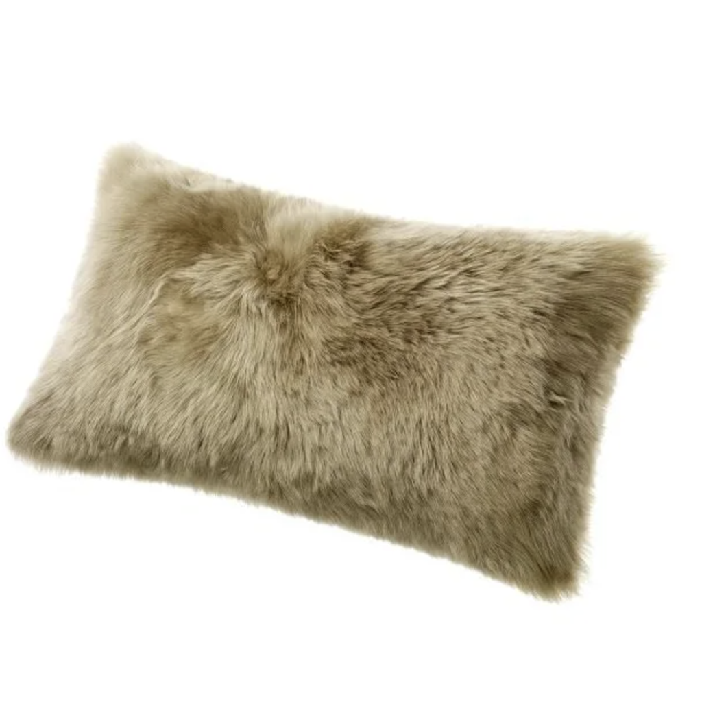Small Sheepskin Lumbar Pillow