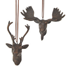 Deer or Moose Head Ornament