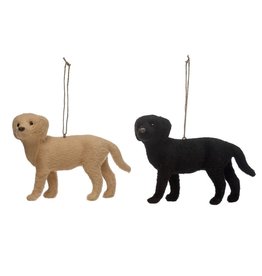 Faux Fur Lab Ornament