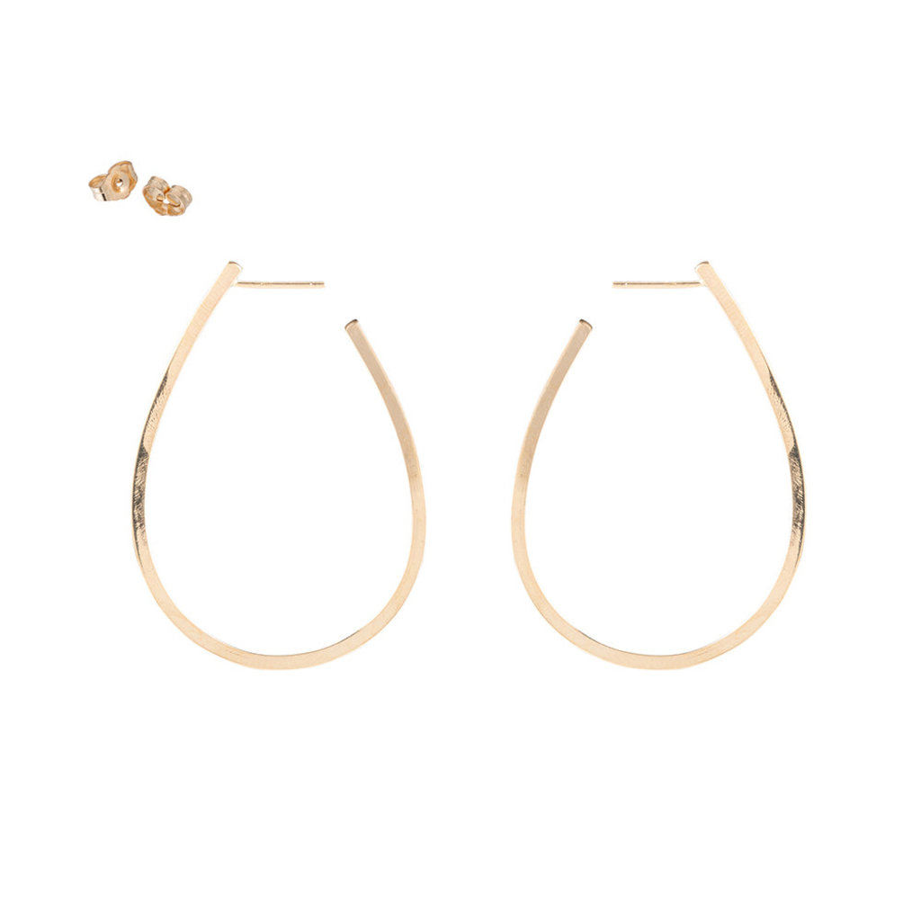 Colleen Mauer Designs Colleen Mauer Designs Saturn Hoop Earrings