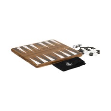 Gentlemen's Hardware Wooden Backgammon Set