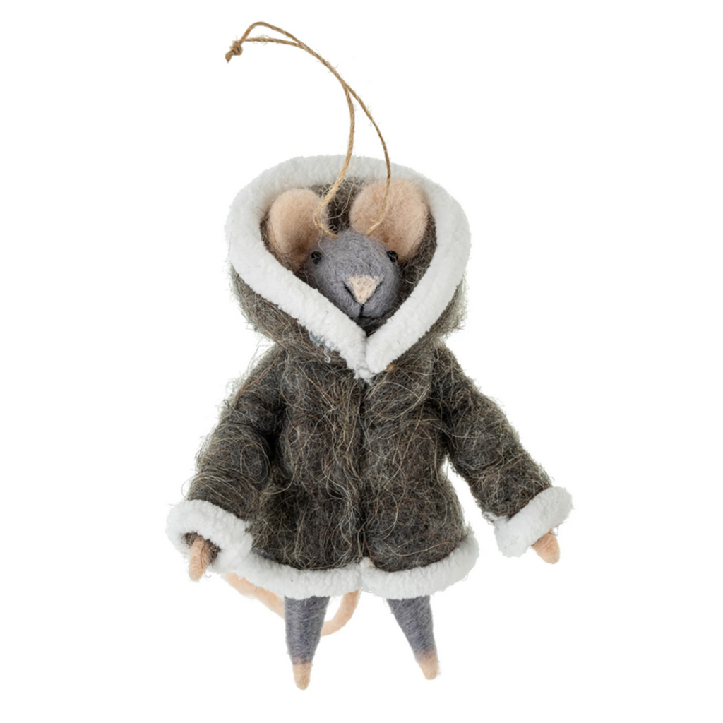 Winter Mouse  Ornament