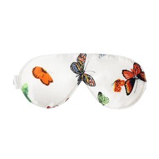 Elizabeth W Patterned Silk Sleep Mask