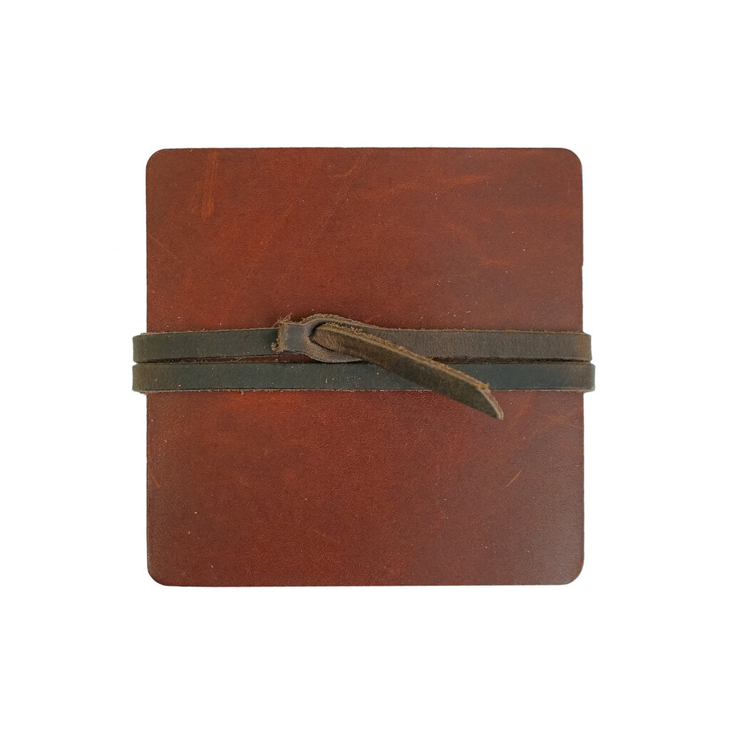 Leather Coasters s/4