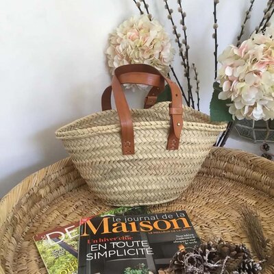 Mini Adjustable French Basket Tote