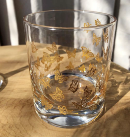 Hand-Painted Drinking Glass