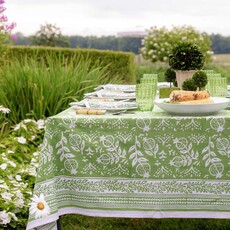 Pom Green Tablecloth