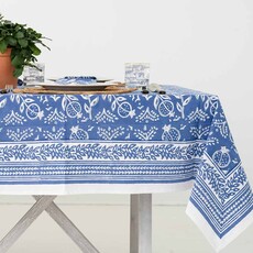 Pom Blue Tablecloth