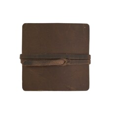 Leather Coasters s/4