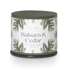 Balsam & Cedar Large Tin Candle