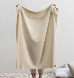 Pinstripe Throw Cashmere/Lambswool