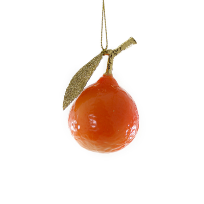 Clementine Gold Leaf Ornament