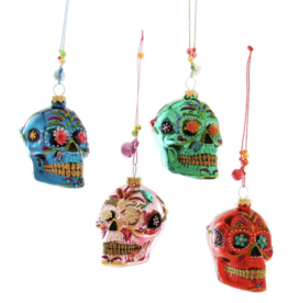 Dia de los Muertos Skull Ornament