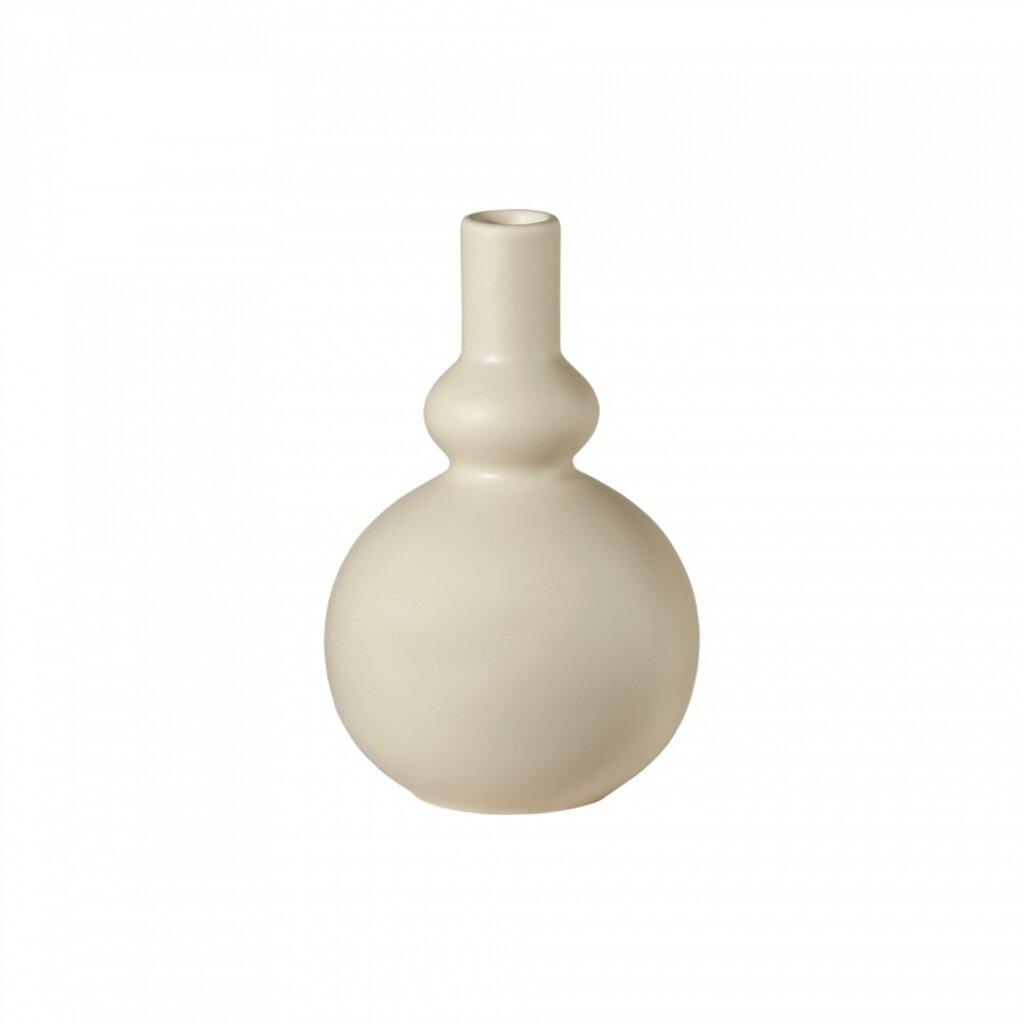 Sculptural Cream Vase