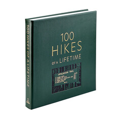 Leather Bound "100 Hikes of a Lifetime" Book