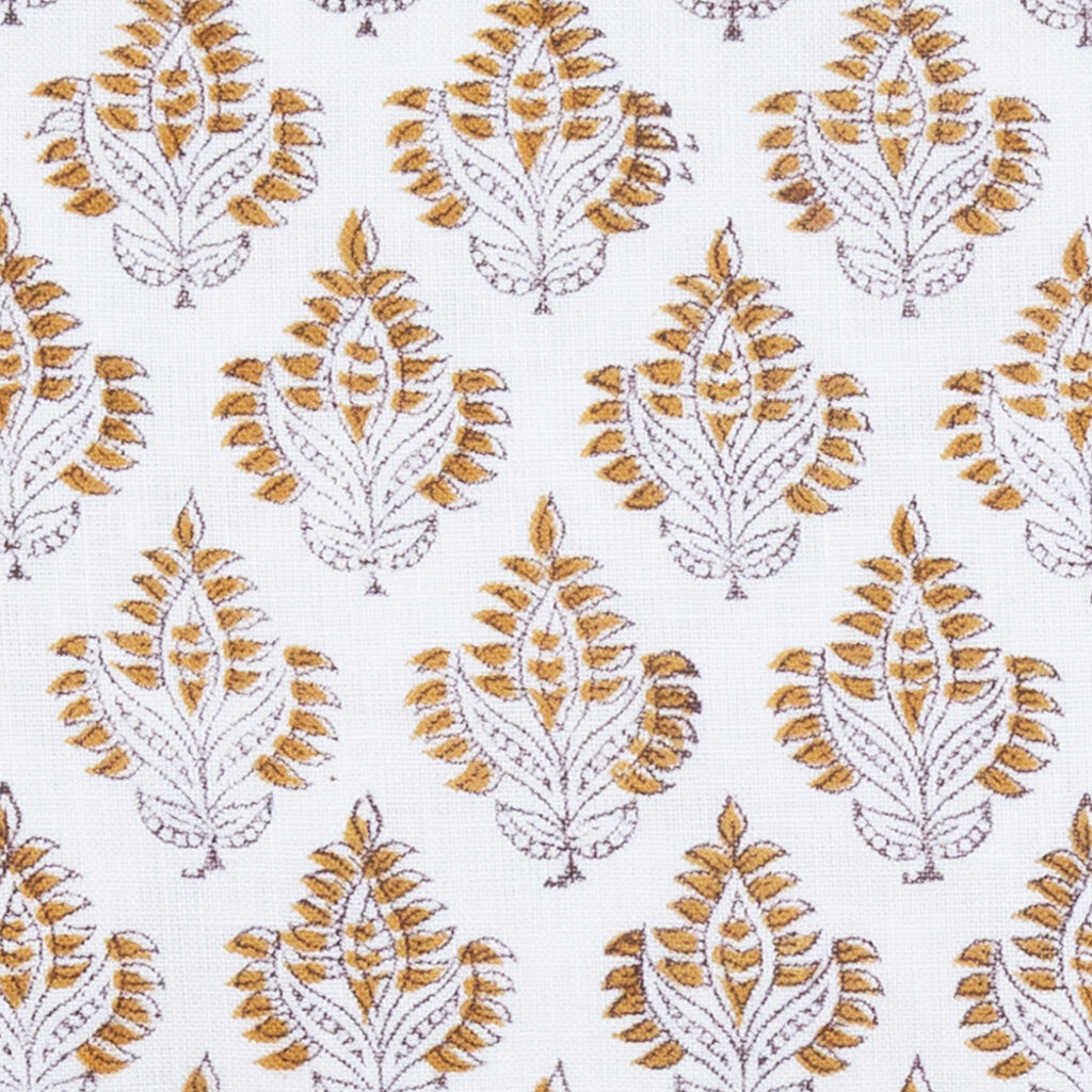 Iris Cannon Block Print Pillow