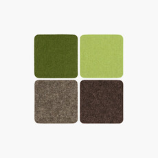 Graf Lantz Graf Lantz Square Felt Coasters (Set of 4)