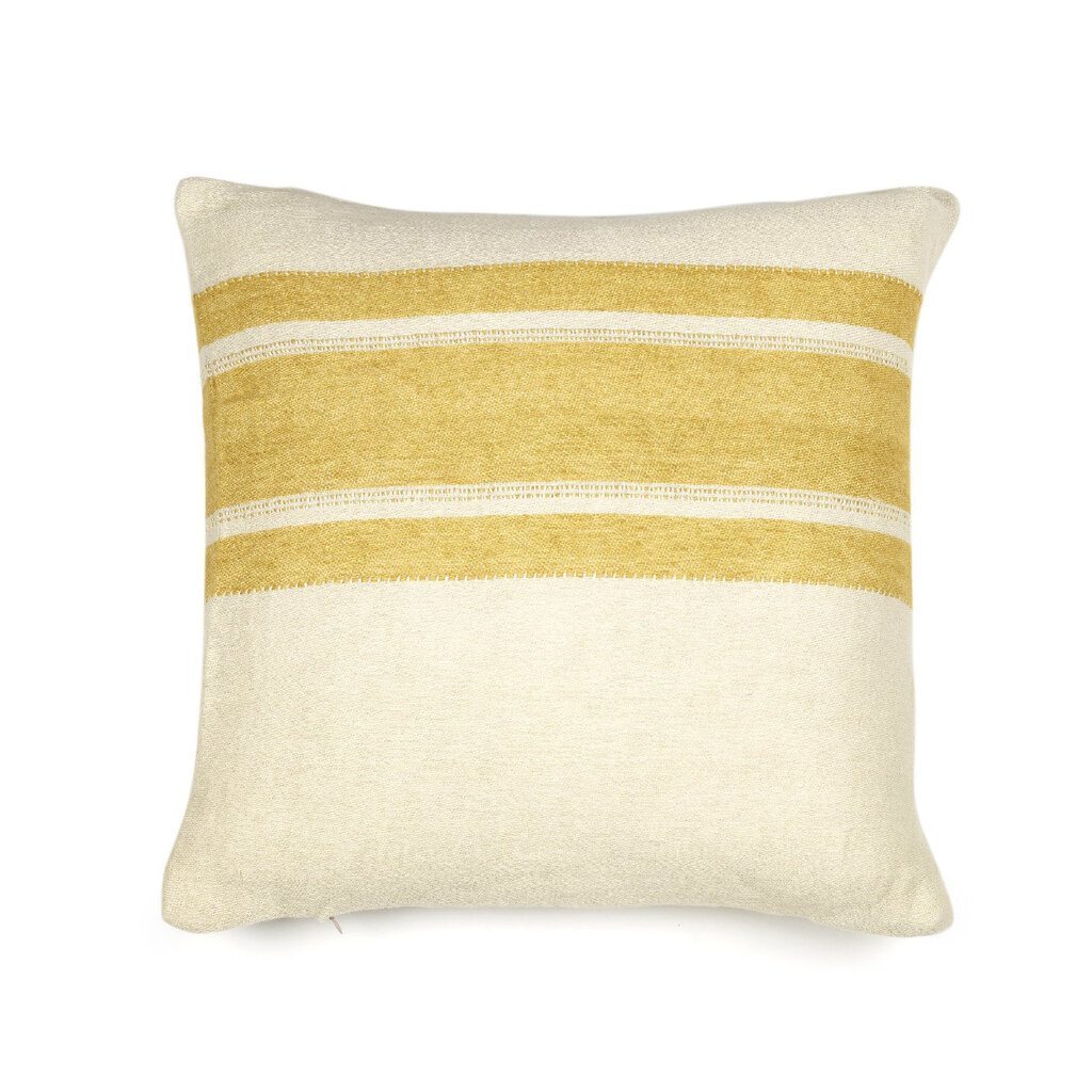 Libeco Libeco Mustard Stripe 20" Pillow Cover