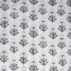 Marigold Graphite Block Print Pillow