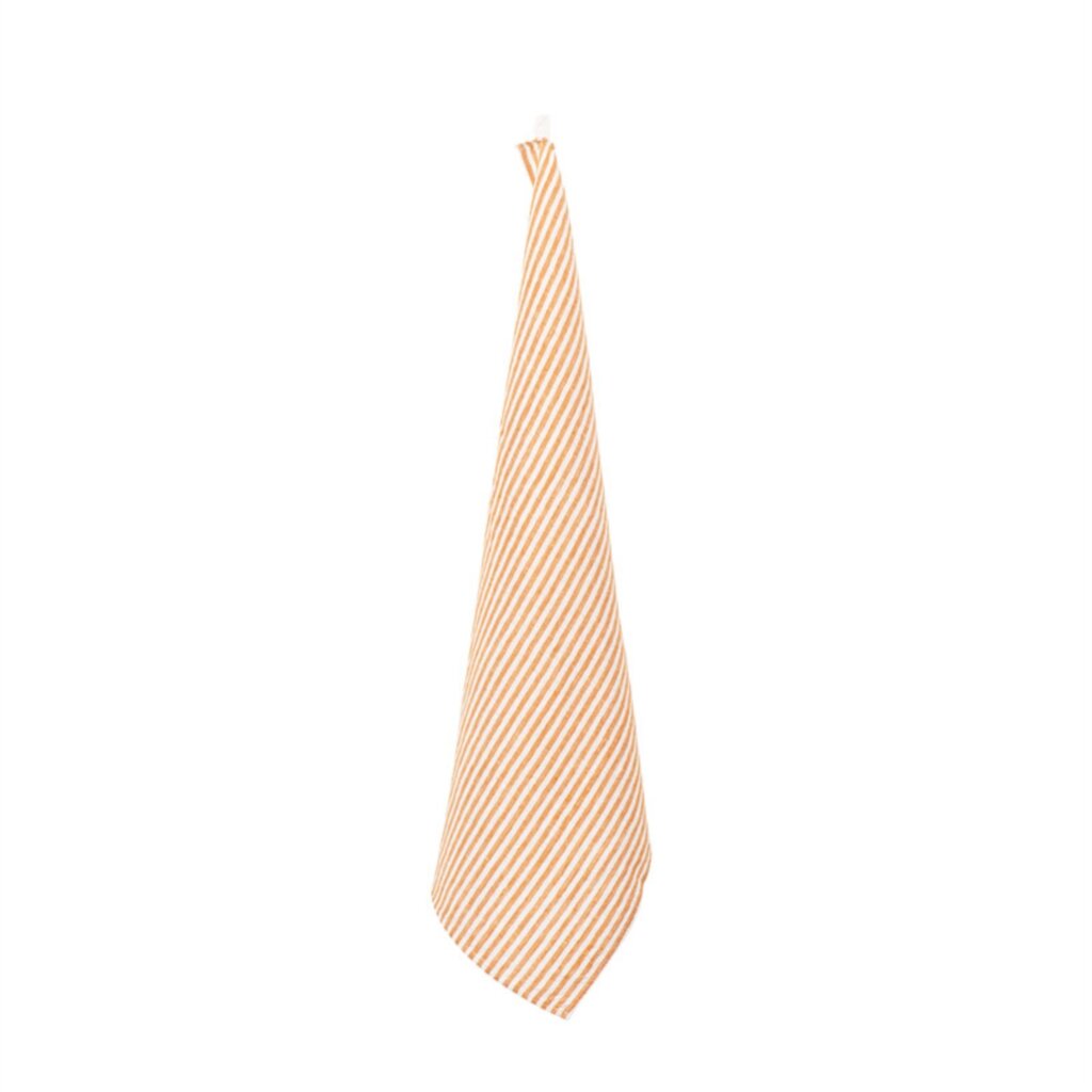 Mini Stripe Linen Kitchen Towel