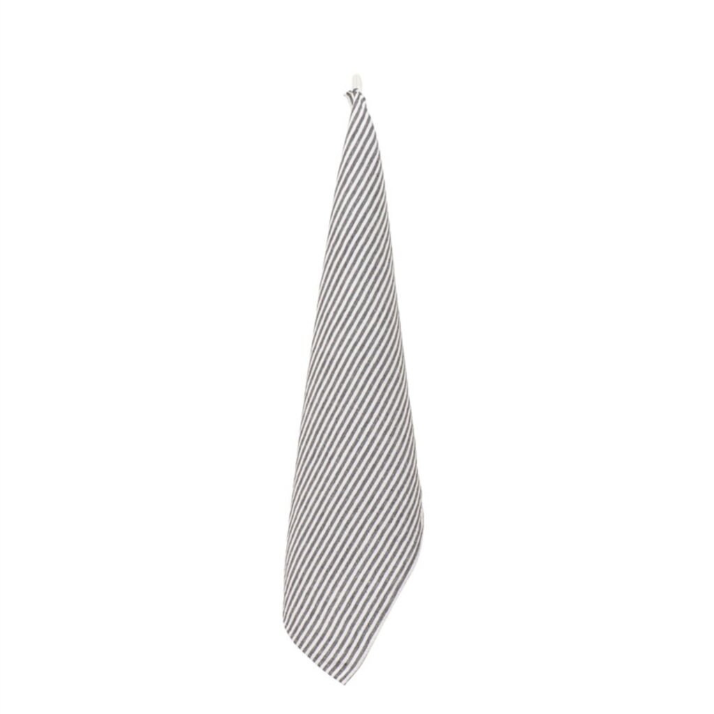 Mini Stripe Linen Kitchen Towel