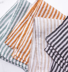 Mini Stripe Linen Kitchen Towel