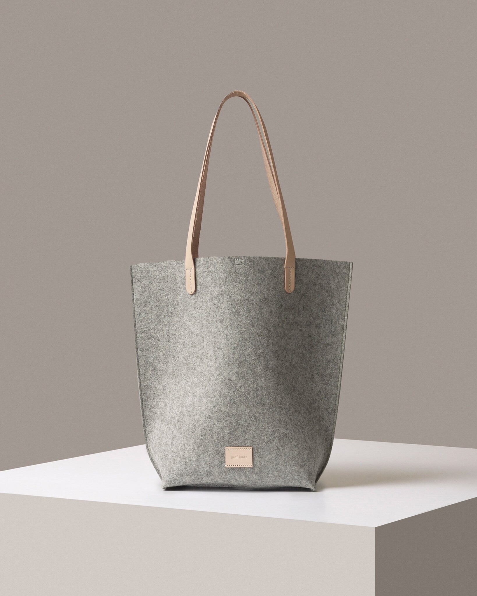 Graf Lantz Hana Merino Wool Tote - SLATE