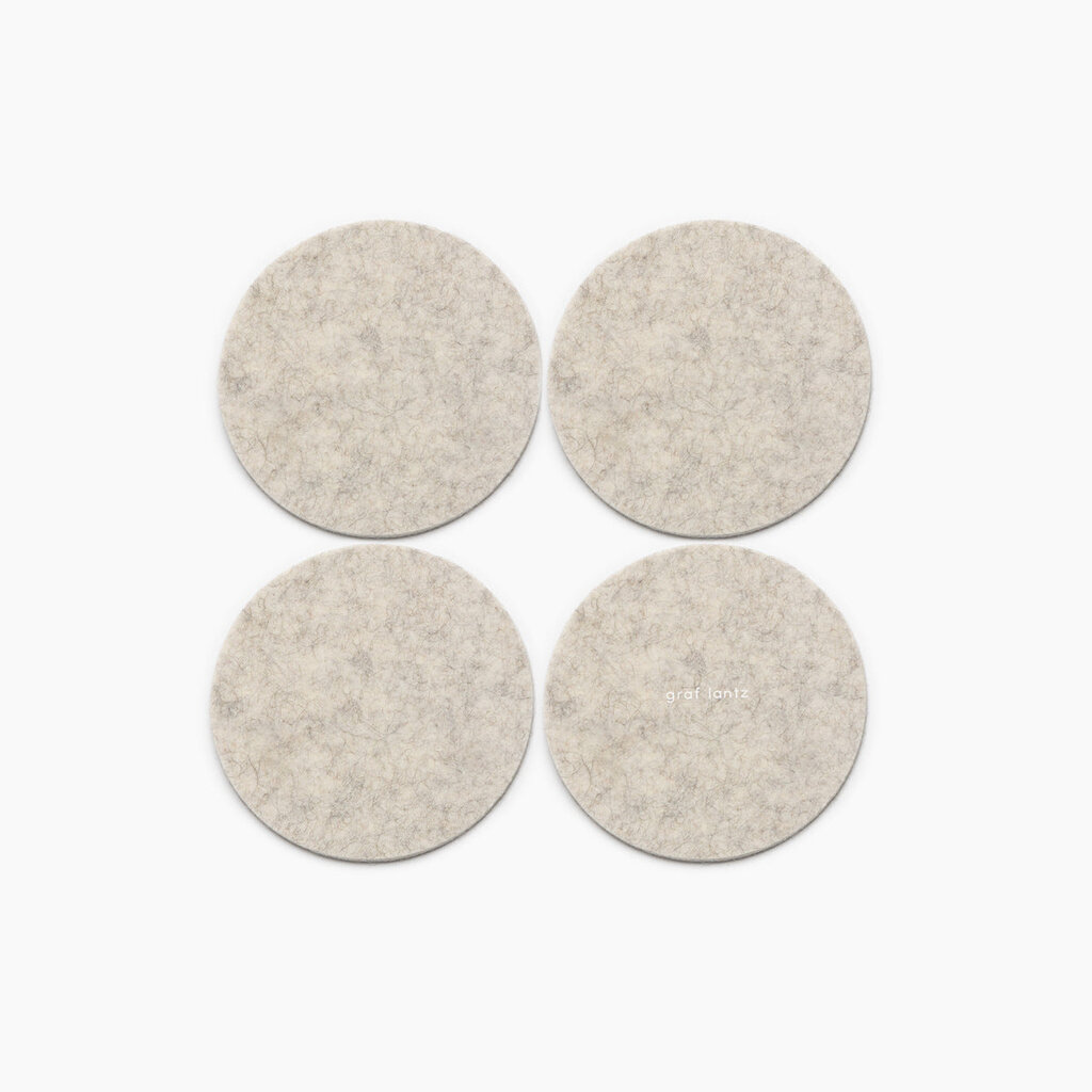 Graf Lantz Graf Lantz Round Felt Coaster (set of 4)