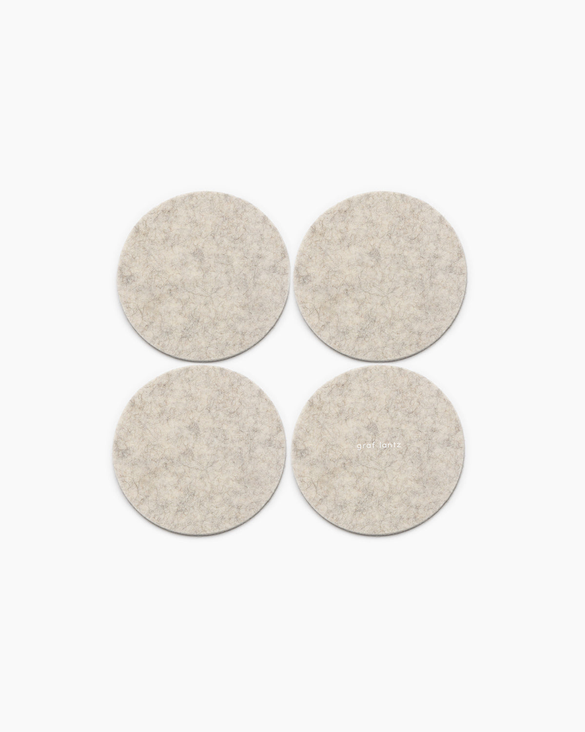 Graf Lantz Round Felt Coaster (set of 4) - SLATE