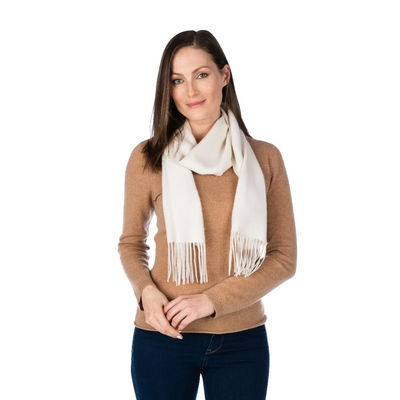 Alashan 100% Cashmere Woven Scarf