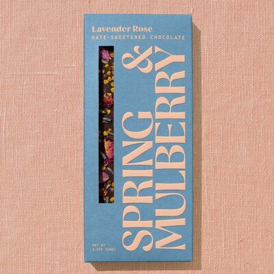 Spring & Mulberry Date-Sweetened Dark Chocolate