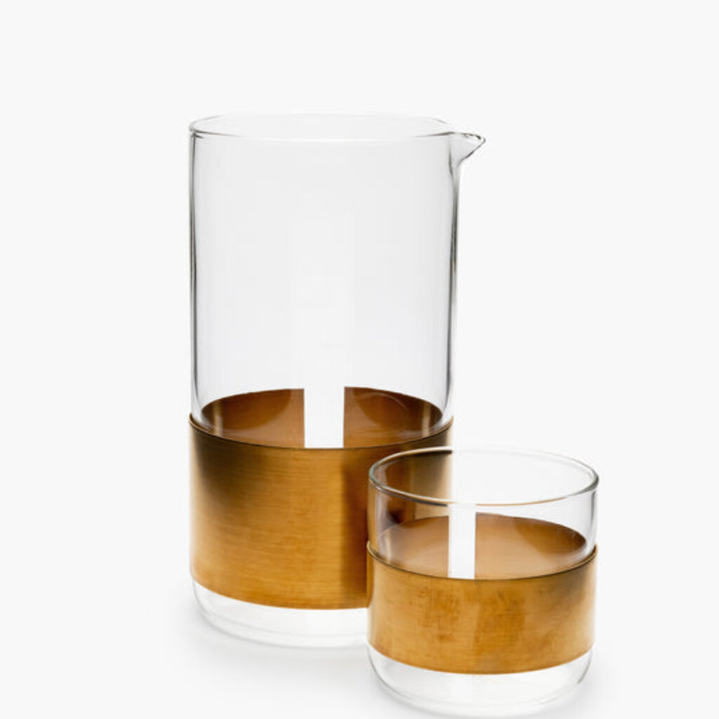 Serax Copper Chemistry Glass 6.75oz.