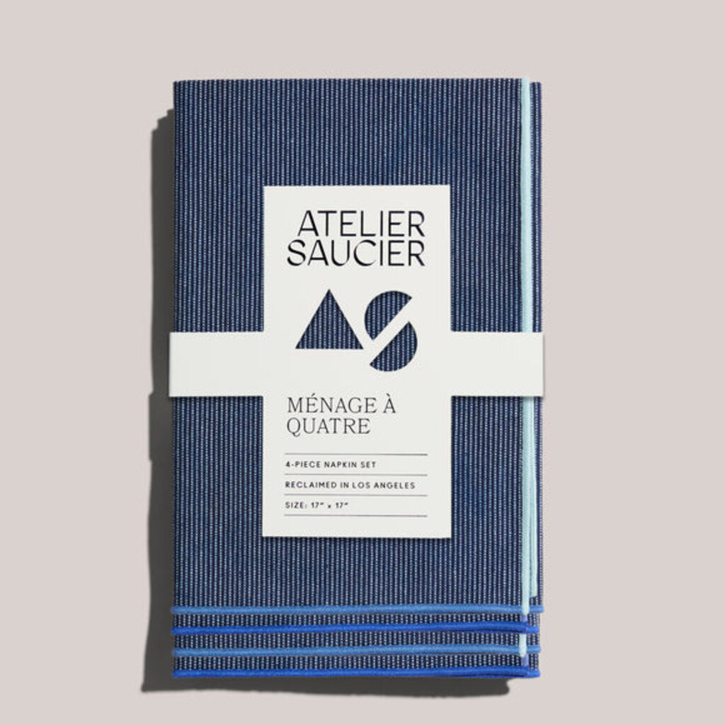 Atelier Saucier Atelier Saucier Reclaimed Cloth Napkin Set