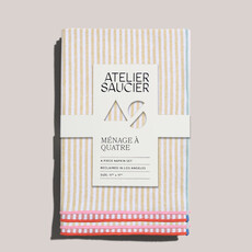 Atelier Saucier Atelier Saucier Reclaimed Cloth Napkin Set