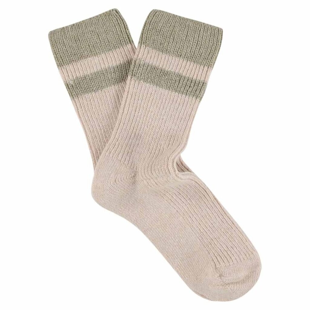 Women's Cashmere Blend Stripe Socks