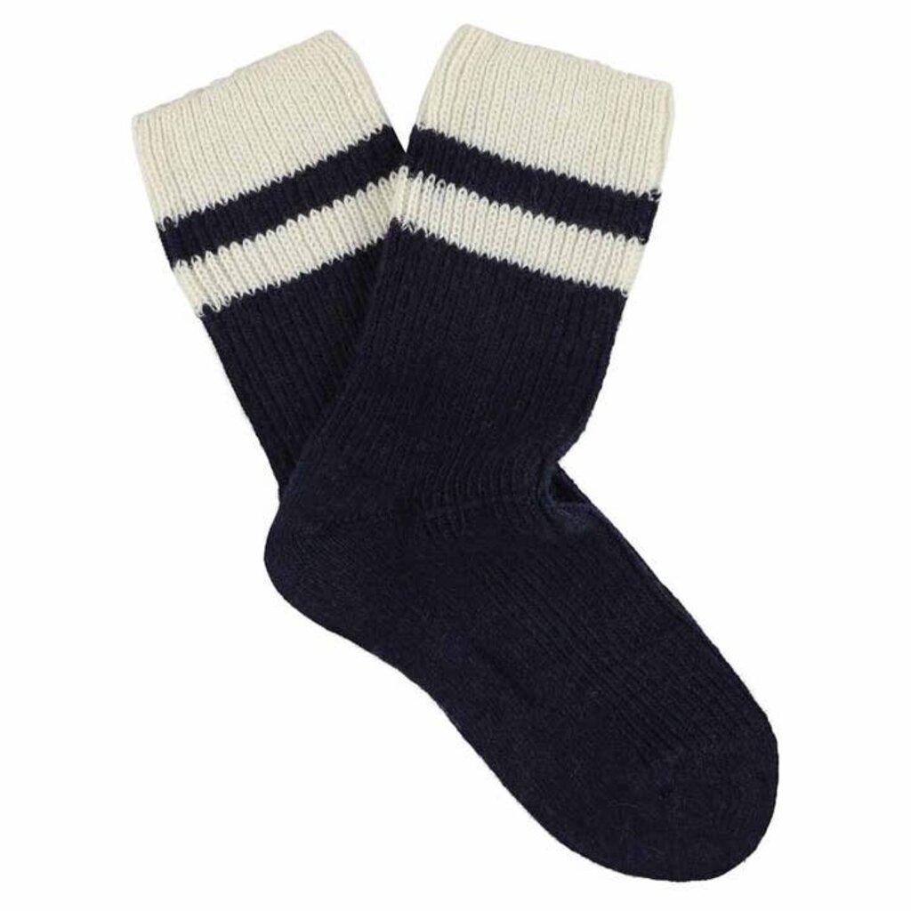 Women's Cashmere Blend Stripe Socks