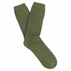 Unisex Cashmere Blend Solid Crew Socks