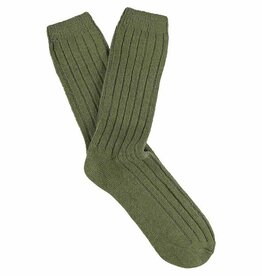 Unisex Cashmere Blend Solid Crew Socks