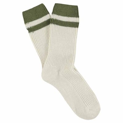 Unisex Cashmere Blend Stripe Socks