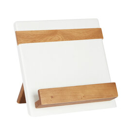 White iPad/Cookbook Holder