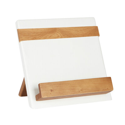 White iPad/Cookbook Holder