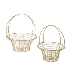 Gold Wire Easter Basket