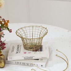 Gold Wire Easter Basket
