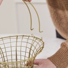 Gold Wire Easter Basket