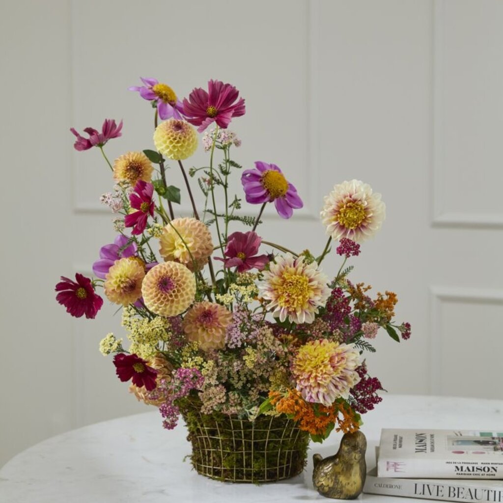 Gold Wire Easter Basket