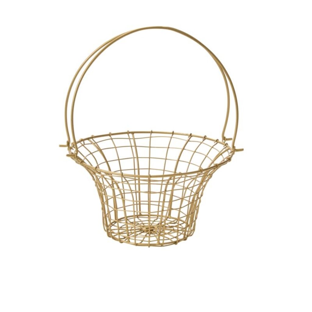 Gold Wire Easter Basket